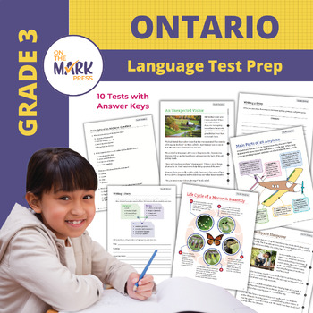 Preview of Ontario Grade 3 Language Test Prep!