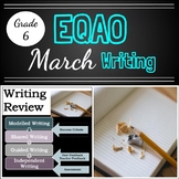 Grade 6 EQAO - March Writing - Writing Review