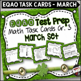 EQAO Math Review Task Cards Grade 3 March Set