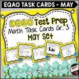 EQAO Math Review Task Cards Grade 3 May Set