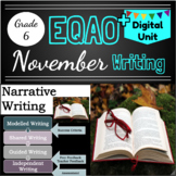 Grade 6 EQAO - November Writing - Narrative Writing Unit