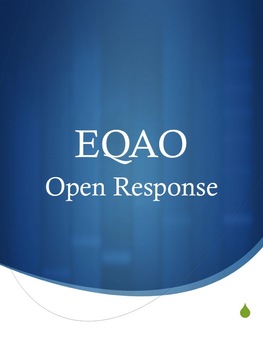 Preview of EQAO Open Response Practice