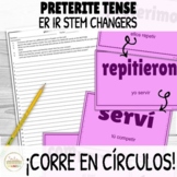 ER IR Stem Changing Spanish Preterite Verbs ¡Corre en Círc