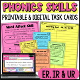 ER, IR & UR: Phonics Activities for Older Students - Task 