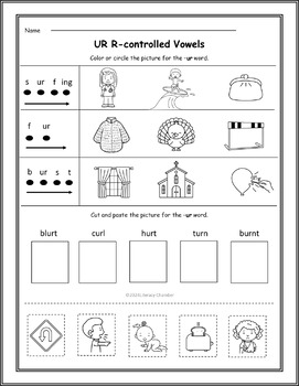 ER, IR, UR R-Controlled Vowels by Literacy Chamber | TPT