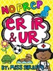 ER IR UR Worksheets & Activities NO PREP! by Miss Giraffe | TpT