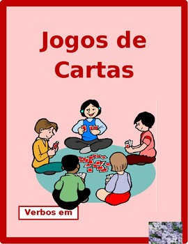 Preview of ER Verbs in Portuguese Verbos ER Present Tense Card Games