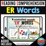ER Words Phonics Reading Comprehension Boom Cards