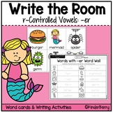 ER Write the Room & Writing Center Activities | R Controll