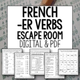ER verbs present tense French Escape Room