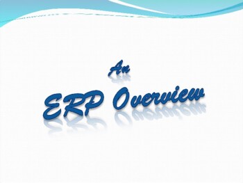 Preview of ERP software/System
