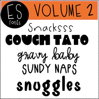 Preview of ES Fonts Volume 2