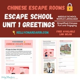 ESCAPE ROOM 中文密室逃脱 UNIT 1 GREETINGS Chinese (Free Available)