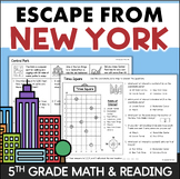 ESCAPE ROOM 5th Grade Math Reading Enrichment Activities D