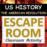 ESCAPE ROOM! Activity - American Revolution - US History / APUSH