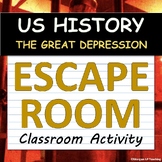 ESCAPE ROOM! Activity - The Great Depression - US History / APUSH