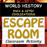 ESCAPE ROOM! Activity - World History / Civilizations - Th