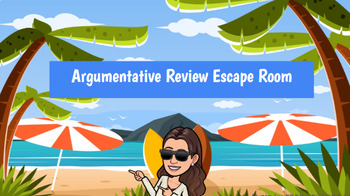 Preview of ESCAPE ROOM: Argumentative Review