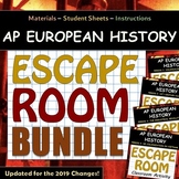 ESCAPE ROOM BUNDLE - AP European History / AP Euro