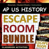 ESCAPE ROOM BUNDLE - AP US History / APUSH - Classroom Act