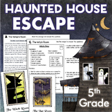 ESCAPE ROOM Halloween 5th Grade Enrichment Activities Read