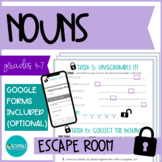ESCAPE ROOM - Types of Nouns