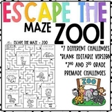 Escape The Maze - Zoo - EDITABLE
