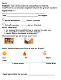 ESE S'mores Experiment Sheet
