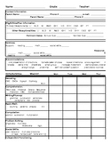 ESE Student Record Form