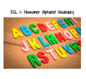 Preview of ESL 1 Newcomer Alphabet & Vocabulary Study BUNDLE