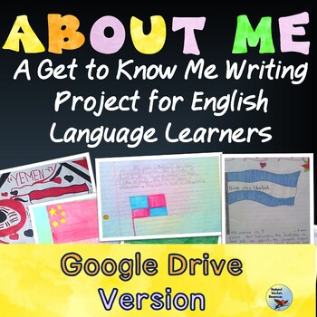 Preview of ESL Activities About Me Google Drive Version Distance Learning