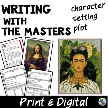 Preview of ESL Activities Beginner & Intermediate: Writing With the Masters Print & Digital