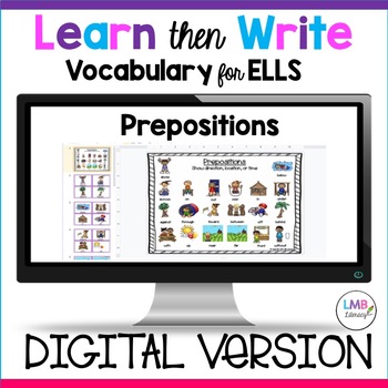 Preview of ESL Activities , Digital Flashcards, Prepositions
