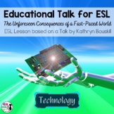 ESL Activities Lesson for Educational Talk | Consequences 