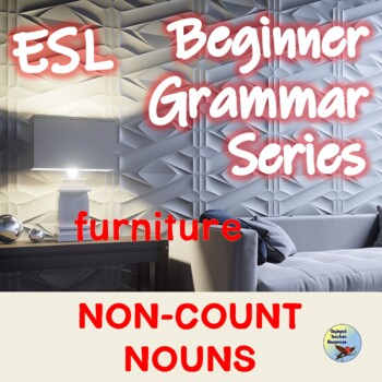 Preview of ESL Beginners ESL Intermediate: Nouns 3: Non-count (Uncountable Nouns) Packet