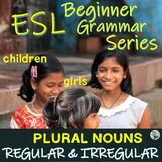 ESL Activities Nouns Packet  Regular and Irregular Plural 