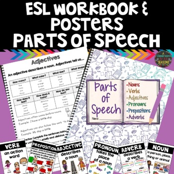 Preview of ESL Activities: Parts of Speech Workbook and Posters