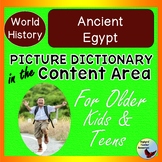ESL Beginners Ancient Egypt Vocabulary & Content Comprehen