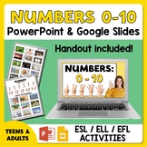 ESL Activitiy - Teaching Numbers from 0 to 10 to Teens and Adults