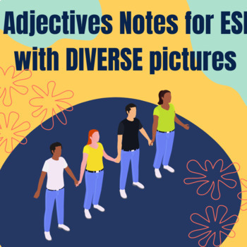 Preview of ESL Adjectives (Diverse/Inclusive)