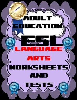 Preview of ESL Adult Ed-Language Arts Worksheets
