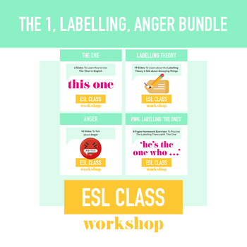 ESL Advanced Labelling + The One Bundle by ESL Class Workshop | TPT