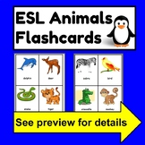 ESL Newcomer Vocabulary cards: Animals, ESL Curriculum, Ga