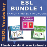 ESL BUNDLE 1 - FAMILY / ACTION VERBS / PRONOUNS