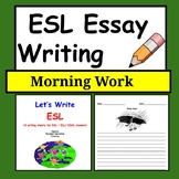 ESL Beginner Writing up to ESL High School: ESL Picture Pr
