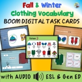 ESL Beginners Fall & Winter Clothing Vocabulary BOOM Digit