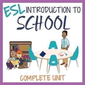 Preview of ESL Beginners Lessons: Introduction to School