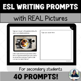 ESL Bell Ringers Writing Prompts with Pictures | Middle & 