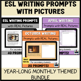 ESL Bell Ringers Writing Prompts with Pictures | Middle & 