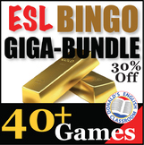 ESL Bingo Giga Bundle EFL ELL Newcomer